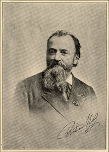 105041 Portret van Richard Hol, geboren Amsterdam 23 juli 1825, directeur van de Muziekschool te Utrecht, directeur van ...